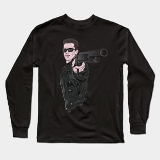 The Terminator - Arnie - T-850 Long Sleeve T-Shirt